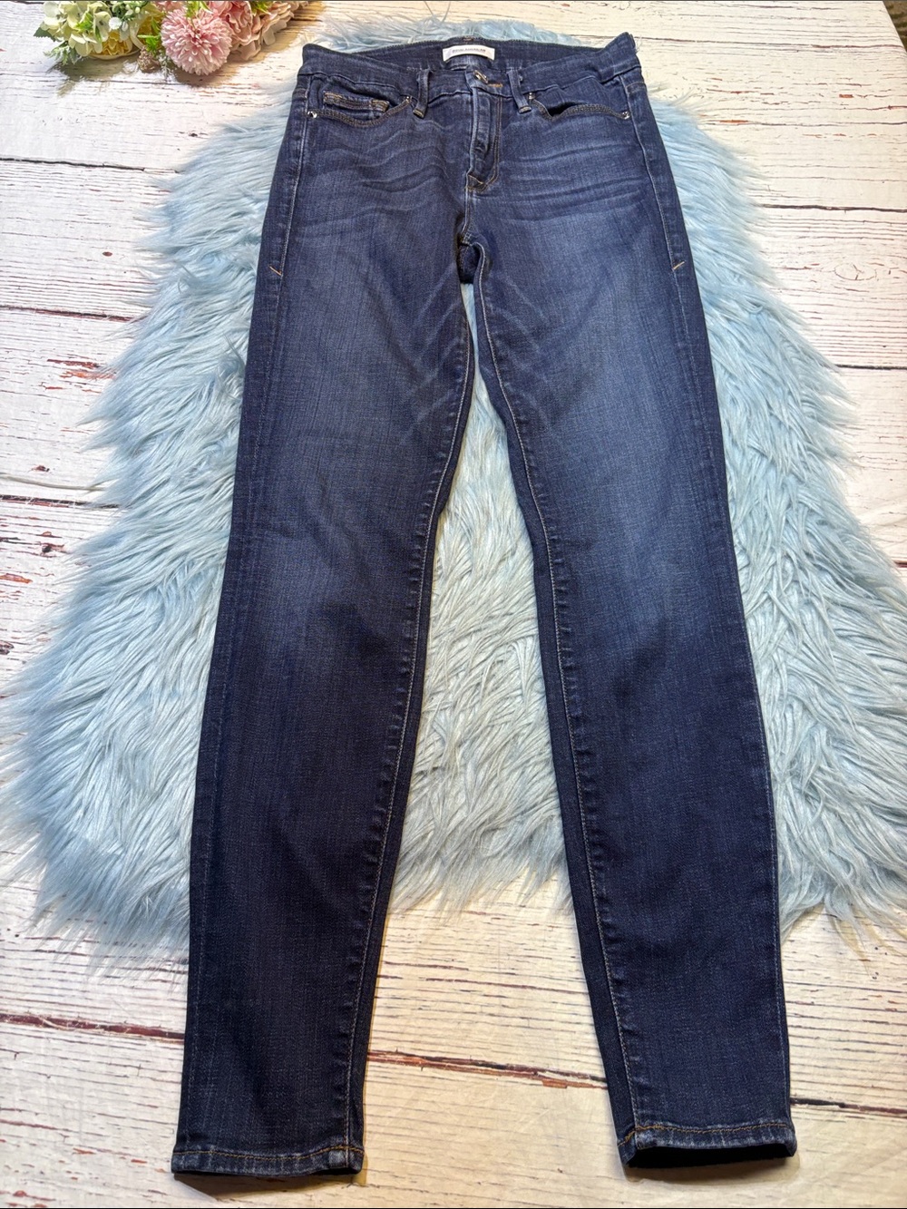 Good American Dark Blue Good Legs Skinny Jeans sz 25